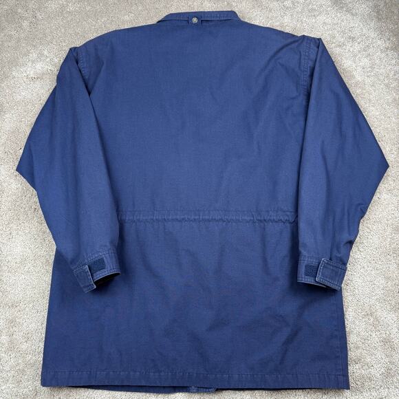 Vtg Blue Barn Jacket Plaid Flannel Lined Size M Cabin Creek Coat Button - Picture 4 of 5